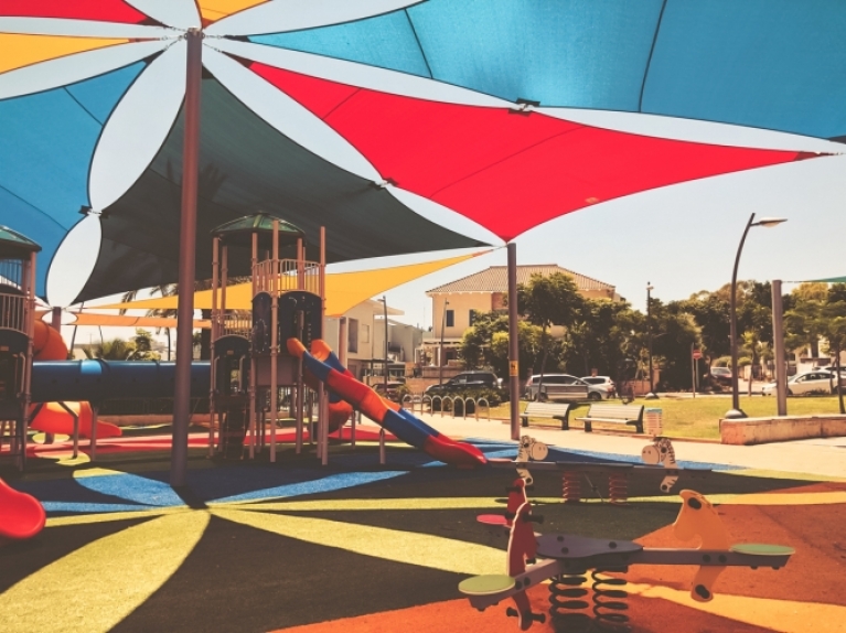 For The Ultimate Protection Cover Your Playground With Shade Sails This Summer