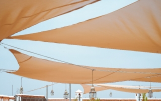 light colour shade-sail